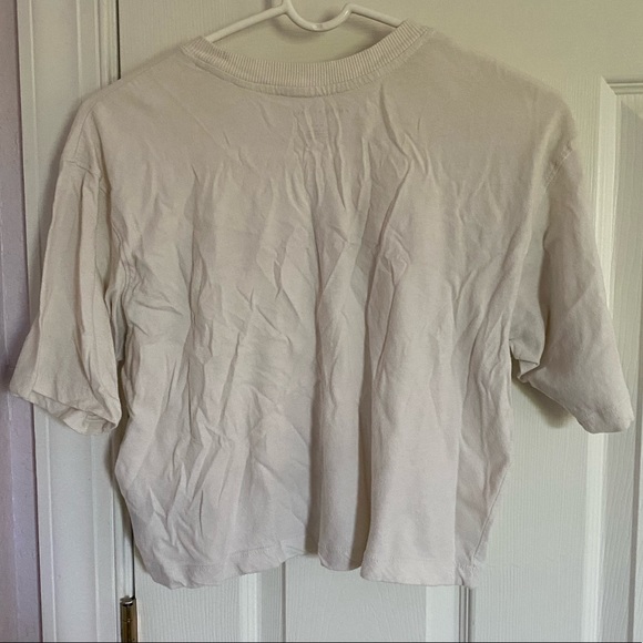 tropical flower print crop top - Picture 3 of 4